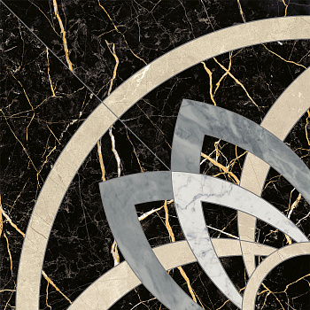 Декор Шарм Экстра Лоран Розон Анголо 59х59 люкс (1уп/2шт), шт