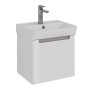 Тумба Lemark BUNO MINI 45см под 1 раковину, подвесная,1 ящик, цвет корпуса, фасада: Белый глянец Тумба Lemark BUNO MINI 45см под 1 раковину, подвесная,1 ящик, цвет корпуса, фасада: Белый глянец