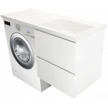 Комплект мебели Dallas Luxe 1050х482   правосторонний подвесной 2 ящика (ШхГхВ) 408х476х607