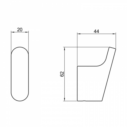 Крючок Timo Luiro 18411/03 черный Крючок Timo Luiro 18411/03 черный