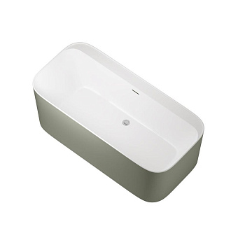 Акриловая ванна Allen Brau Infinity 170x80 2.21001.21/CGM белый матовый/цементно-серый, шт