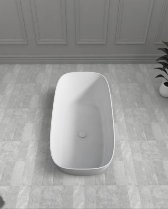 Ванна из литьевого мрамора Abber Stein 170х72 AS9612-1.7