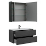 Мебель для ванной Aquanet Алвита 100 серый антрацит