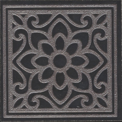 Вставка Тьеполо 4 матовый обрезной 9,6x9,6x0,9