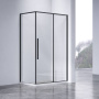 Душевой уголок Slim-N VSR-4SN8011CLB, 1100*800, черный, стекло прозрачное Душевой уголок Slim-N VSR-4SN8011CLB, 1100*800, черный, стекло прозрачное