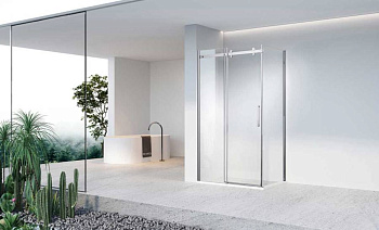 Душевой уголок Como-N VSR-4CN1015CL, 1500*1000, хром, стекло прозрачное