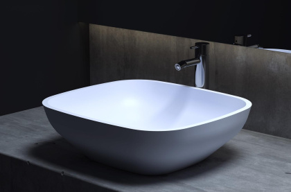 Раковина Salini GLORIA 308 1102208MRF S-Stone покраска по RAL полностью, накладная, матовая