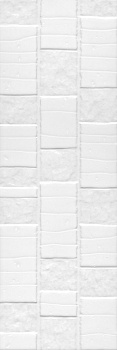 Бьянка белый матовый антик 20x60x0,9
