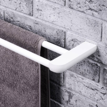 Держатель полотенец Kammel двойной, 65,5х3х13 см, белый, K-8340W