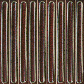 Декор чипсет Далия красный тёмный глянцевый 20x20x0,95