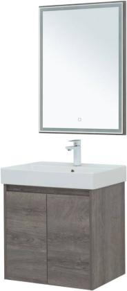 Мебель для ванной Aquanet Nova Lite 60 дуб рошелье (2 дверцы) Мебель для ванной Aquanet Nova Lite 60 дуб рошелье (2 дверцы)