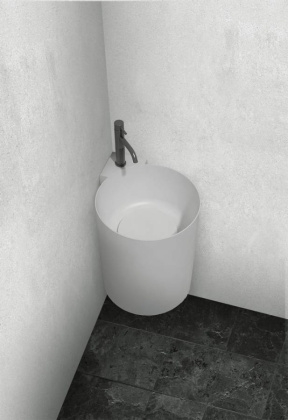 Раковина подвесная ABBER Stein AS2625 белая матовая Раковина подвесная ABBER Stein AS2625 белая матовая