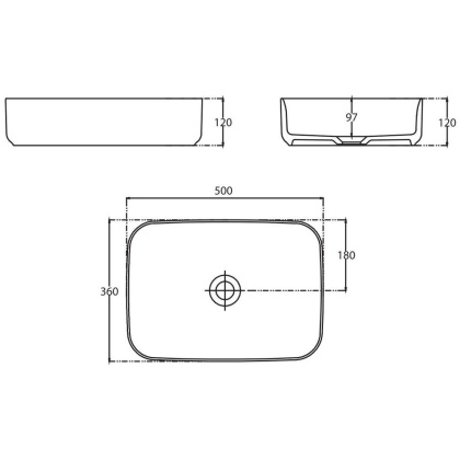 Раковина Allen Brau Fantasy 50х36 4.11021.MT Раковина Allen Brau Fantasy 50х36 4.11021.MT