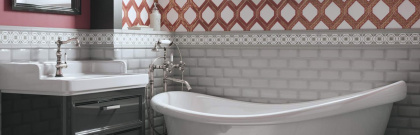 Плитка настенная 16053 Клемансо серый грань 7,4*15 (80шт/0,89м2), м2