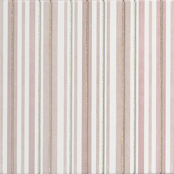 Декор VT\A455\5009 Весна 1 белый/розовый 20см*20см*6,9мм (1уп/10шт)матовый, шт