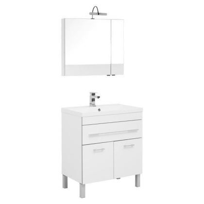 Мебель для ванной Aquanet Верона 75 белый (напольный 1 ящик 2 дверцы)