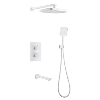 Душевой набор Abber Weiss Insel AF8050W белый