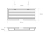 Полка корзина Bemeta Cytro 102308070 Черная матовая Полка корзина Bemeta Cytro 102308070 Черная матовая