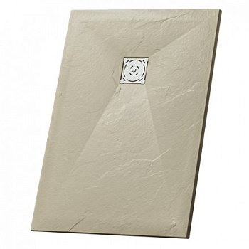 Душевой поддон RGW ST-Be, 80 х 120 см, прямоугольный, из искусственного камня, бежевый, 16152812-03