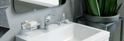 D8021000 Comfort смеситель для умывальника, материал полимер, цвет хром D8021000 Comfort смеситель для умывальника, материал полимер, цвет хром