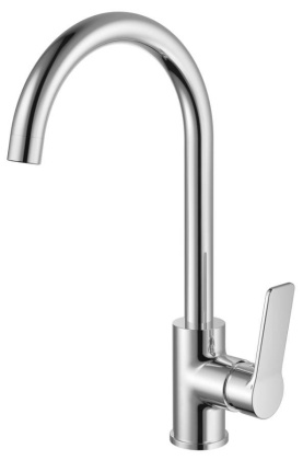 Смеситель для кухни с высоким поворотным изливом RUSH Haiti (HA1935-22) 