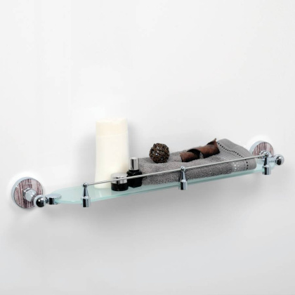 Regen K-6944 Полка стеклянная с бортиком Regen K-6944 Полка стеклянная с бортиком