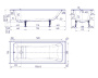 Ванна чугунная Creto Strong 170х70 см 25-1170