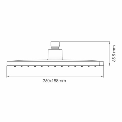 A340 Верхняя душевая насадка A340 Верхняя душевая насадка