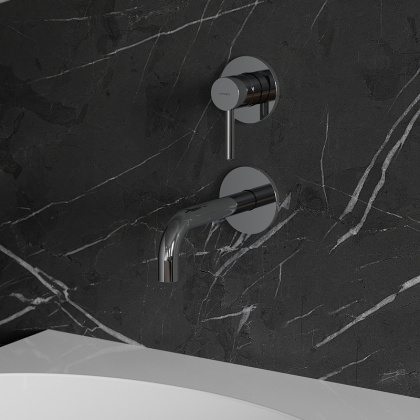 Смеситель для умывальника скрытого монтажа OMNIRES Y Y1215NCR (хром)