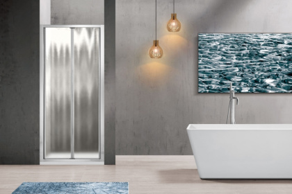 Душевая дверь Garda VDB-1G900CH, 900, хром, стекло шиншилла