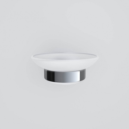 A7434200 Sense L, Стеклянная мыльница с настенным держателем, хром A7434200 Sense L, Стеклянная мыльница с настенным держателем, хром