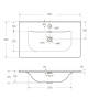 Керамическая раковина BelBagno LOVE LOV-800-LVB Керамическая раковина BelBagno LOVE LOV-800-LVB