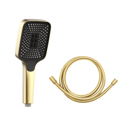 Душевой комплект VSFW-433T1BG встраиваемый, термостатический, 3 режима, брашированное золото