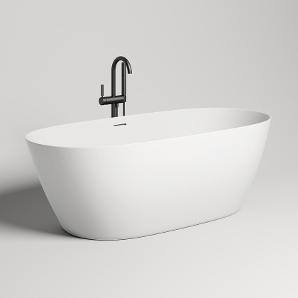 Ванна из искусственного камня S-Stone Salini Sofia 164x75 см матовая,102521M