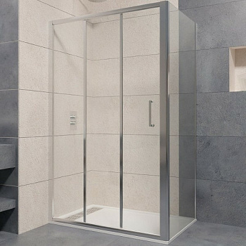 Душевой уголок RGW Passage PA-73 140х70 060873147-011 профиль Хром стекло прозрачное