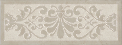 Декор HGD\A503\15145 Монсанту 2 бежевый светлый  (15см*40см*8мм) (10шт/0,6м2) орнамент, шт Декор HGD\A503\15145 Монсанту 2 бежевый светлый  (15см*40см*8мм) (10шт/0,6м2) орнамент, шт