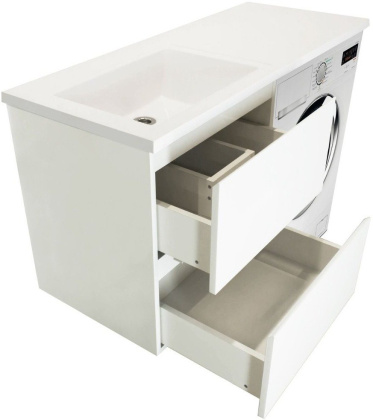 Тумба подвесная под умывальник Dallas Luxe 1150х482 2 ящика (ШхГхВ) 498х476х607 Тумба подвесная под умывальник Dallas Luxe 1150х482 2 ящика (ШхГхВ) 498х476х607