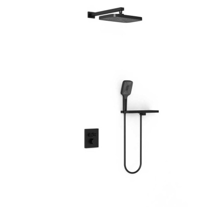 Душевой комплект VSFW-321MT1RMB встраиваемый, термостатический, двухрежимный, черный