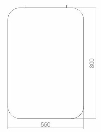 Зеркало Creto Etna 55x80