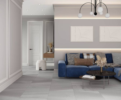 Керамогранит Laparet Urban Dazzle Gris серый лаппатированный 60х60 (4шт_1,44м2), м2
