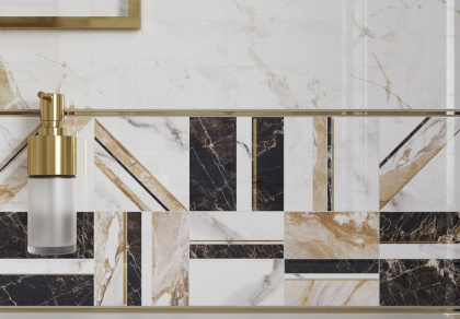 Настенная вставка Meissen Keramik Wild chic коричневый 25x75 A16519 Настенная вставка Meissen Keramik Wild chic коричневый 25x75 A16519