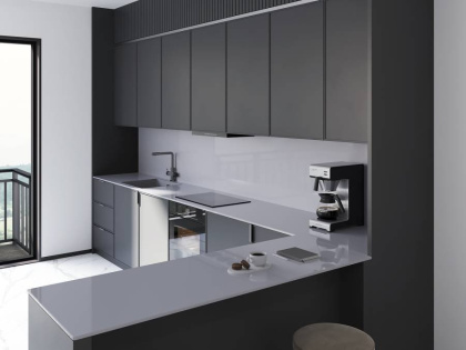 Керамический слэб GREY 2400х800х15мм , Matt