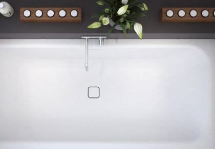 TITAN-VARIO-190-90-BLD Ванна из литьевого мрамора, встраиваемая в подиум Цвет Белый 