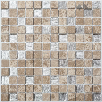 Мозаика K-754 камень матовый (23*23*4) 298*298