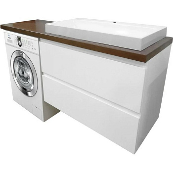 Комплект мебели Malibu Luxe 1550х500 правосторонний подвесной 2 ящика (ШхГхВ) 898х476х607 Комплект мебели Malibu Luxe 1550х500 правосторонний подвесной 2 ящика (ШхГхВ) 898х476х607