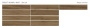 Керамогранит матовый FOREST MERBAU 20x120 MATT, Forest