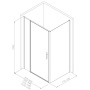 Душевой уголок Allen Brau Priority 140x80 3.31036.BBA + 3.31042.BBA черный браш Душевой уголок Allen Brau Priority 140x80 3.31036.BBA + 3.31042.BBA черный браш