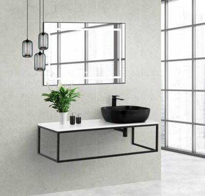 Консоль металлическая под накладные раковины BelBagno EK-120-ST Консоль металлическая под накладные раковины BelBagno EK-120-ST