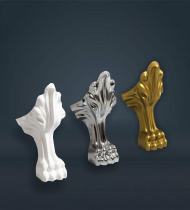 Ножки каменные для ванны "Скарлетт" (золото)