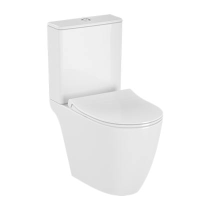 Унитаз-компакт Vitra Sento безободкоковый, сиденье м/лифт Унитаз-компакт Vitra Sento безободкоковый, сиденье м/лифт